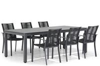 Santika Furniture Santika Annisa/Concept 220 cm dining tuinset 7-delig