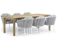 Santika Furniture Santika Novita/Weston 210 cm dining tuinset 7-delig