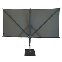 Madison parasols Vrijhangende zweefparasol Sunwave Square 250x125 (Grey)