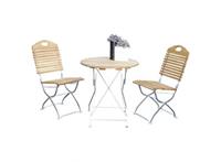 FRG Kurgarten - Garnitur BAD TÖLZ Ausführung:Tisch + 2 Stühle Farbe:verzinkt