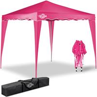 Deuba Vouwpaviljoen. party tent  Capri - Popup roze 3x3m