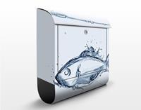 Klebefieber Briefkasten Liquid Silver Fish