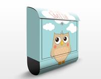 Klebefieber Briefkasten No.JS178 WunschText Hello Owl