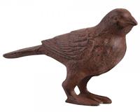Esschert Design Vogel Figur Dekofigur Rustikal Gusseisen Antik-Braun 8cm
