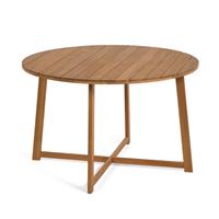 kavehome Dafne runder Outdoor Tisch aus massivem Akazienholz ø 120 cm fsc 100% - Kave Home