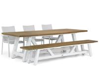 Lifestyle Garden Furniture Lifestyle Rome/Florence 260 cm dining tuinset 5-delig