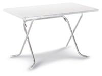 Best Freizeitmöbel Kunststoff Klapp Tisch Lena 110x70 cm silber