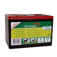 pulsara Pulsana batterij hybride alkaline 9 Volt - 55Ah