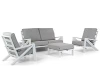 Santika Furniture Santika Cinta stoel-bank loungeset 4-delig