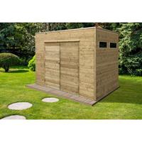 Solid tuinhuis Angri met EPDM 5.94m² hout 200x300cm