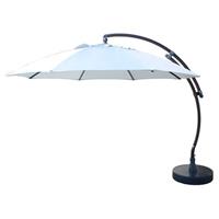 Sungarden parasol Easy Sun XL ø375cm olefine licht grijs + voet