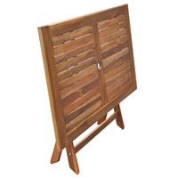 vidaXL Tuintafel inklapbaar 120x70x75 cm massief acaciahout