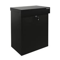 Logixbox Pakketbox  Topbox-XL zwart