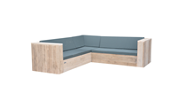 Wood4you Loungeset 2 steigerhout 230x200 cm - incl kussens - GL