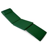 VCM Liegenauflage Deckchair Steamer Liegestuhl-Auflage Polster grün mehrfarbig  Erwachsene