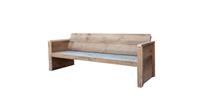 Wood4you Tuinbank Vlieland - 'Doe het zelf' Bouwpakket steigerhout 180Lx72Hx57D cm