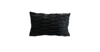 Bazar Bizar Kussenhoes The Fringed Velvet zwart 30x50cm
