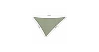 Shadow Comfort clompleet pakket  driehoek 2,5x3x3,5m moonstone groen met RVS Bevestigingsset en buitendoekreiniger