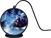 Konstsmide 1550-700 LED-Szenerie Weihnachtsmann mit Schlitten LED Schwarz Timer