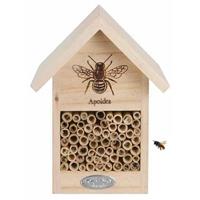 Vurenhouten Bijenhotel 23 Cm - Hotel/huisje Voor Insecten - Bijenhuis/wespenhotel