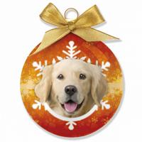 Dieren Kerstbal Golden Retriever 8 Cm