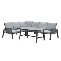 Garden Impressions Andrea Lounge Dining Set - Carbon Black - Links