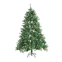 Christmas Gifts Kerstboom Met Sneeuw En Dennenappels - 708 Toppen - 180 Cm