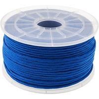 PRIMEMATIK Mehrfädrigem PP geflochtenes Seil 100 m x 3 mm blau - 