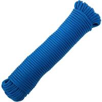 Mehrfädrigem PP geflochtenes Seil 20 m x 6 mm blau - 