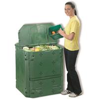 Juwel Kompostbehälter Komposter mit Deckel BIO 400, 74x74x84 cm, f. Bio-Abfälle - 