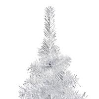 VIDAXL Künstlicher Weihnachtsbaum mit Ständer Silbern 210 cm PET