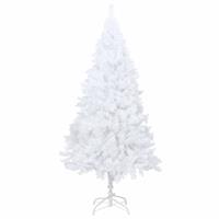VIDAXL Künstlicher Weihnachtsbaum mit Dicken Zweigen Weiß 240 cm PVC