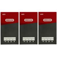 GT ELEC Oregon Advance Cut - 3 Stück Sägekette, 3/8'', 1,3mm, 57 Treibglieder, für 40 cm (16-Zoll) Führungsschiene - 91PX057E, 91PX057X