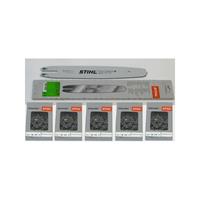 Stihl Führungsschiene Rollomatic 35cm 3/8'P 1,1mm 30050003909 +5x  Sägeketten