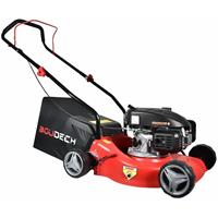 Boudech Schubmäher mit Benzinmotor 123cc 1.8KW OHV 4 Takte Schnittbreite 400mm