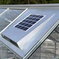 Vitavia Solar-Dachventilator 'Solarfan' für Gewächshäuser aluminium 600 x 544 mm - 