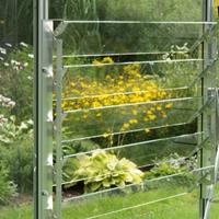 Vitavia Lamellen-Wandfenster für Gewächshäuser aluminium eloxiert 61 x 45 cm - 