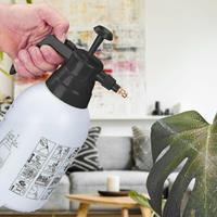RELAXDAYS 4 x Pumpsprühflasche, einstellbare Messingdüse, Pflanzen Bewässerung, für Pestizide & Putzmittel, 2 l Sprüher, schwarz