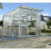 Vitavia Gewächshaus 'Aphrodite 7800' aluminium eloxiert 7,8 m² 10 mm HKP - 