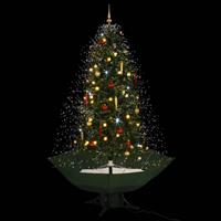 VIDAXL Schneiender Weihnachtsbaum mit Schirmfuß Grün 190 cm