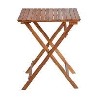 ESTEXO Balkontisch Klapptisch Holztisch 60x60x72 cm Gartentisch Tisch Akazienholz Holz