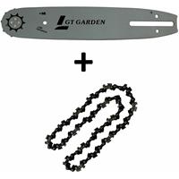 GT GARDEN 10 Zoll (26 cm) Schwert mit Kette 3/8 - 1,3 - 40 Treibglieder für Kettensäge 25 cm3