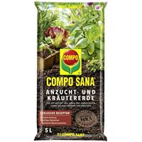 COMPO SANA Anzucht- und Kräutererde 5 Liter - 