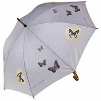 GOEBEL PORZELLAN GMBH Goebel Grey Butterflies - Stockschirm Artis Orbis Joanna Charlotte Bunt Textil 26150311