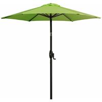 Derby Sonnenschirm/ Kurbelschirm 'Basic Lift neo 180' mit Höhenverstellung, 180 cm, apfelgrün, Bezug aus 100% Polyester, Gestell aus Aluminium, 4,7 kg