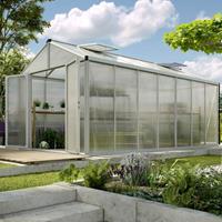Vitavia Gewächshaus 'Zeus Comfort 13800' aluminium eloxiert 13,8 m² 16 mm HKP - 
