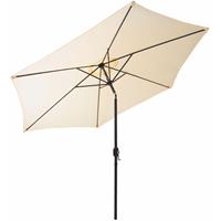 Gartenfreude Sonnenschirm, Stahl, 270 cm, creme - Creme - 