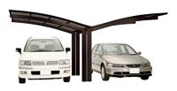 Ximax Aluminium Design-Carport Portoforte Typ 60 Y-Ausführung 4954x5430 mm Mattbraun - 