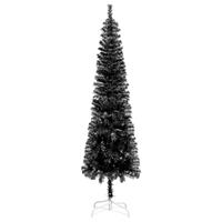 vidaxl Kerstboom smal 150 cm zwart