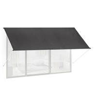 RELAXDAYS Fallarmmarkise HxB: 120x300 cm, Schattenspender Fenster, 50+ UV-Schutz, Seilzug, Polyester & Metall, anthrazit